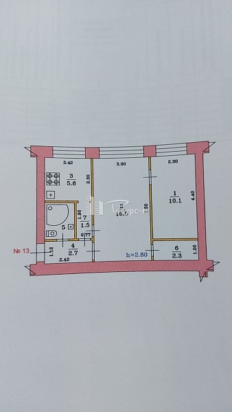 2-к квартира, г. Выкса, Стахановская ул, 23 2-к квартира, г. Выкса, Стахановская ул, 23